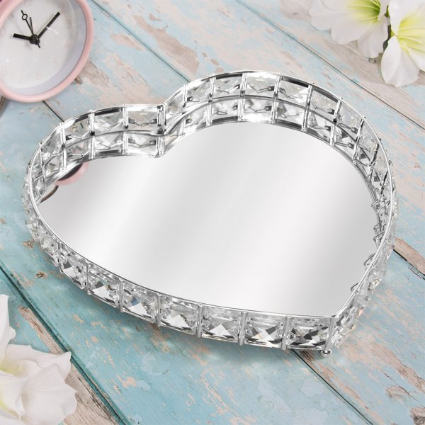 Heart Crystal Tray LRG