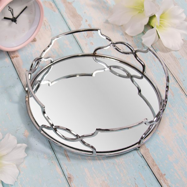 Silver Round Tray