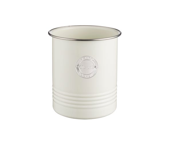 cream untensil pot