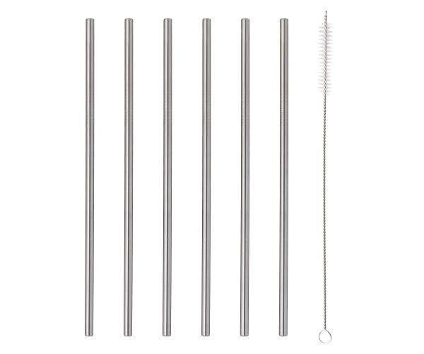 long steel straws