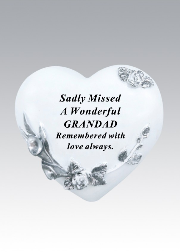 gdad floral heart