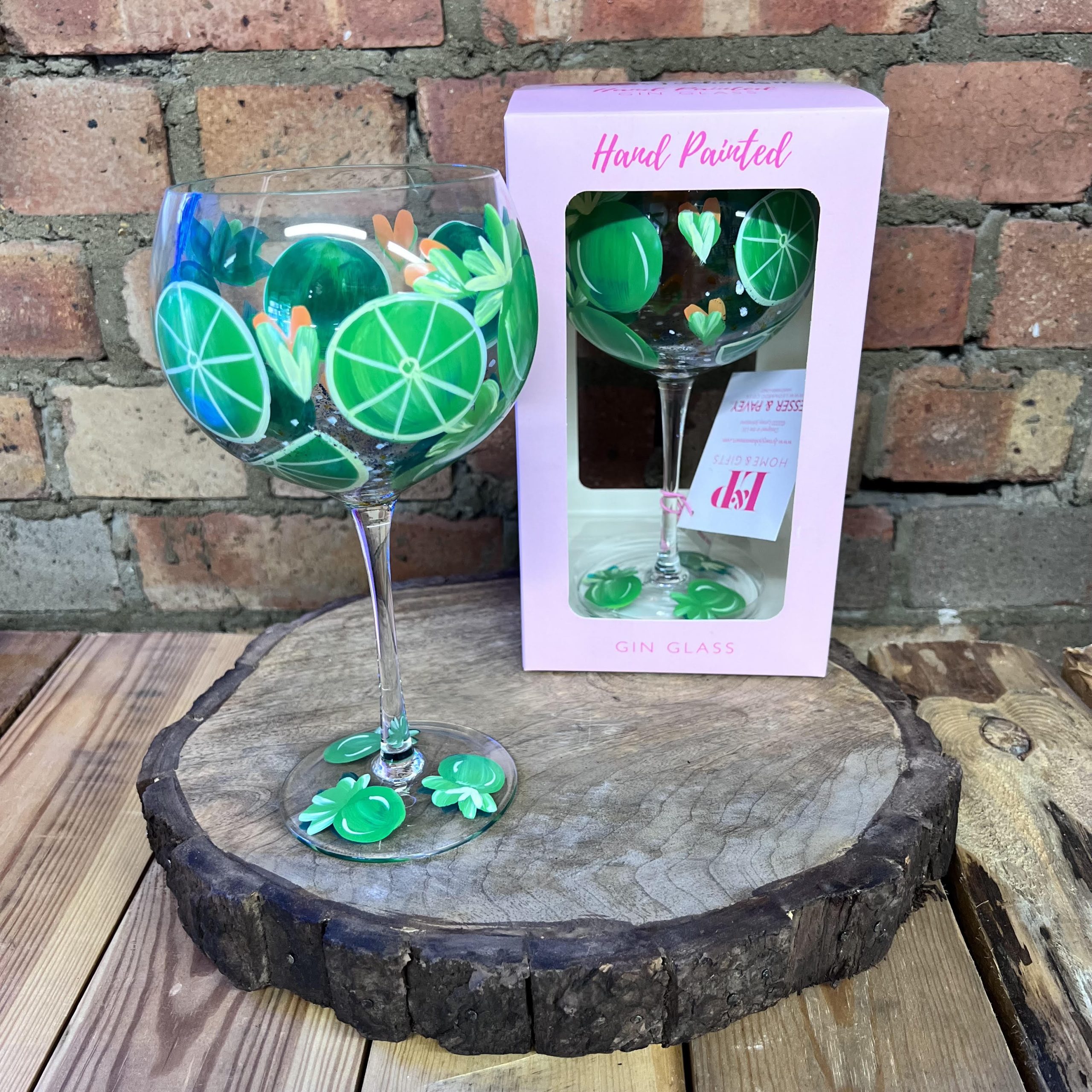 lime gin glass